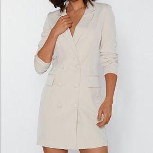 I'm Busy Mini Blazer Dress